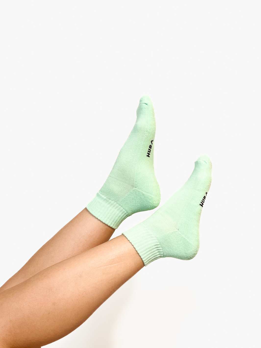 MEDIAS ALGODON PIMA - VERDE PASTEL