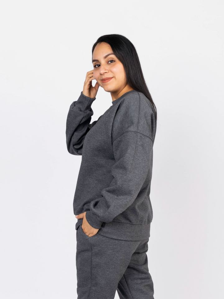 POLERA LORENA GRIS OSCURO OUTLET 99