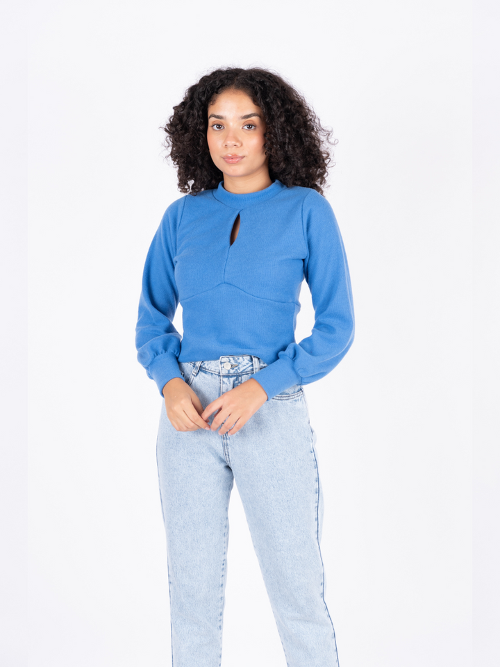 CHOMPA BRUNA - AZUL ITALIANO