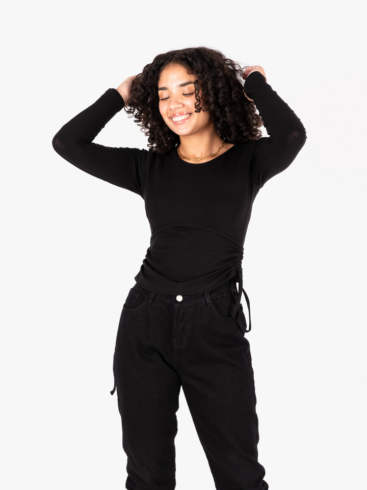 POLO SALMA - NEGRO