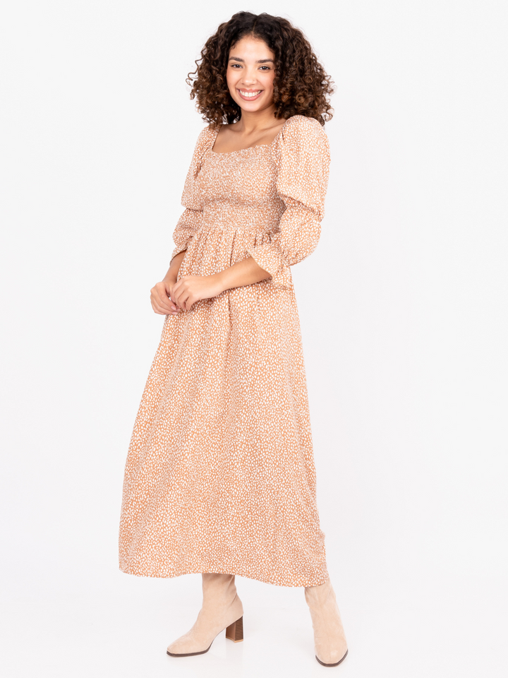 VESTIDO MEGAN - BEIGE