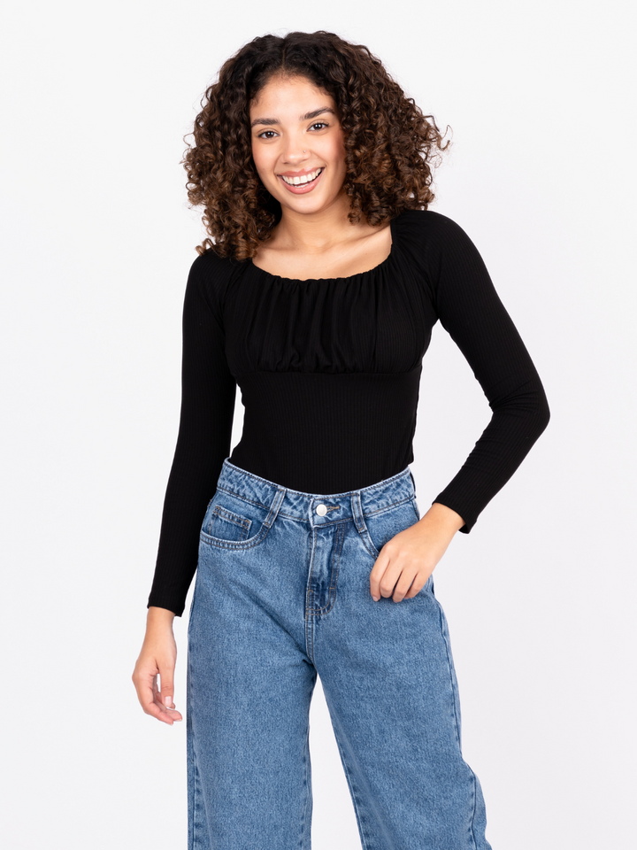 POLO FRESIA - NEGRO