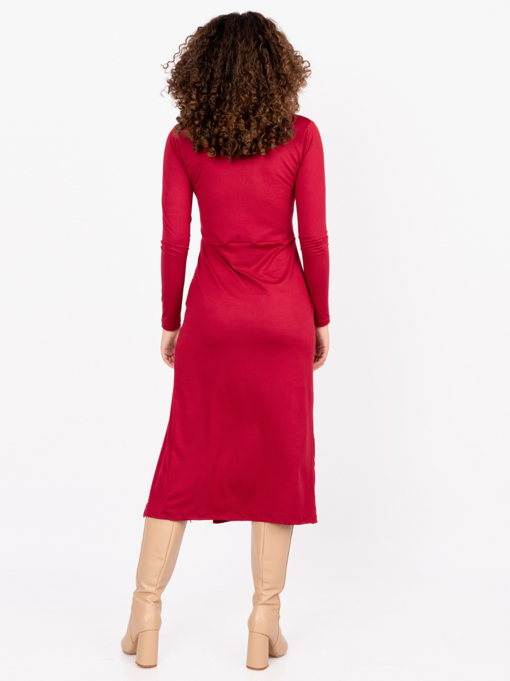 VESTIDO CHLOE - CONCHE VINO