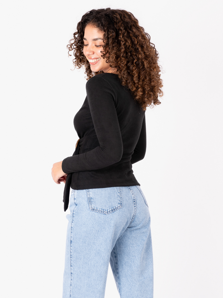 CHOMPA NIDIA - NEGRO