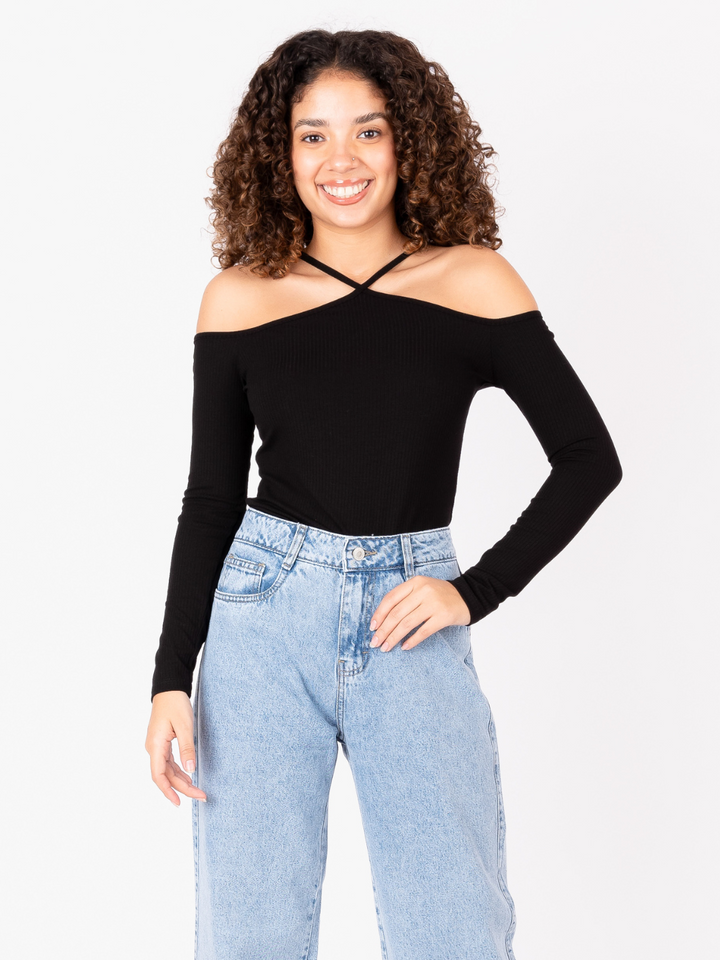 POLO  VIVIANA - NEGRO