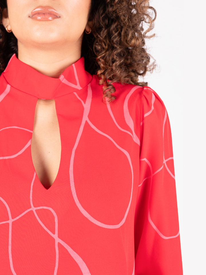 VESTIDO ALIZEE - ROJO