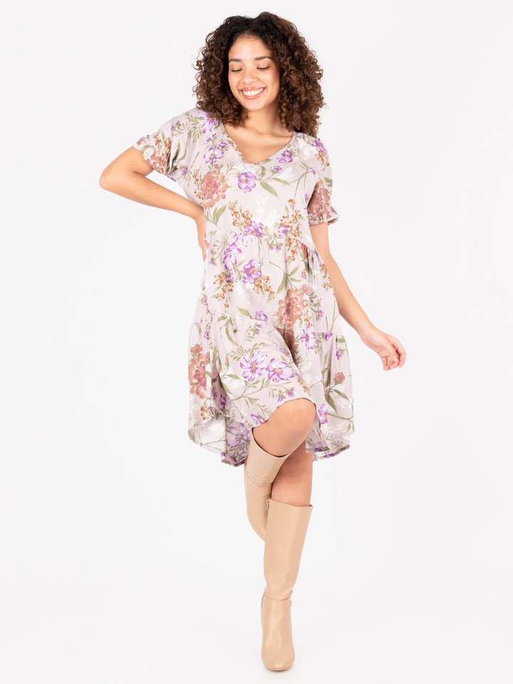 VESTIDO MARIA - LILA PASTEL