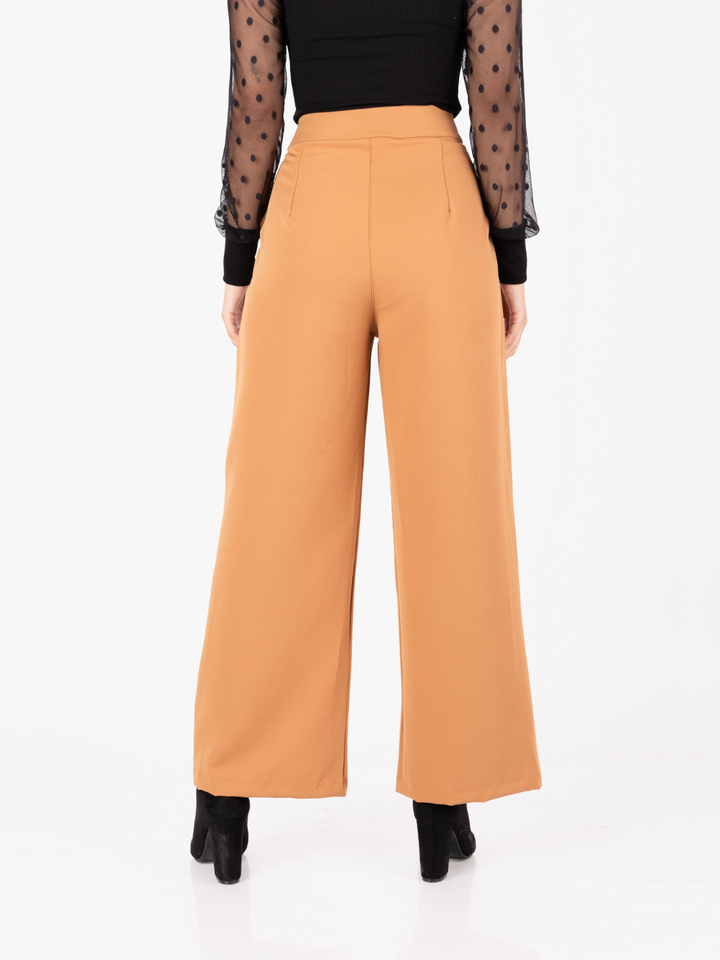 PANTALON DONNA - CAMEL