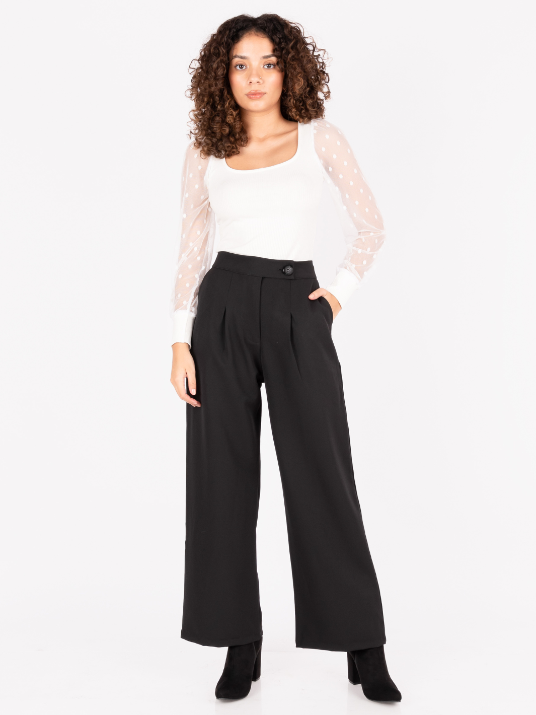 PANTALON DONNA - NEGRO