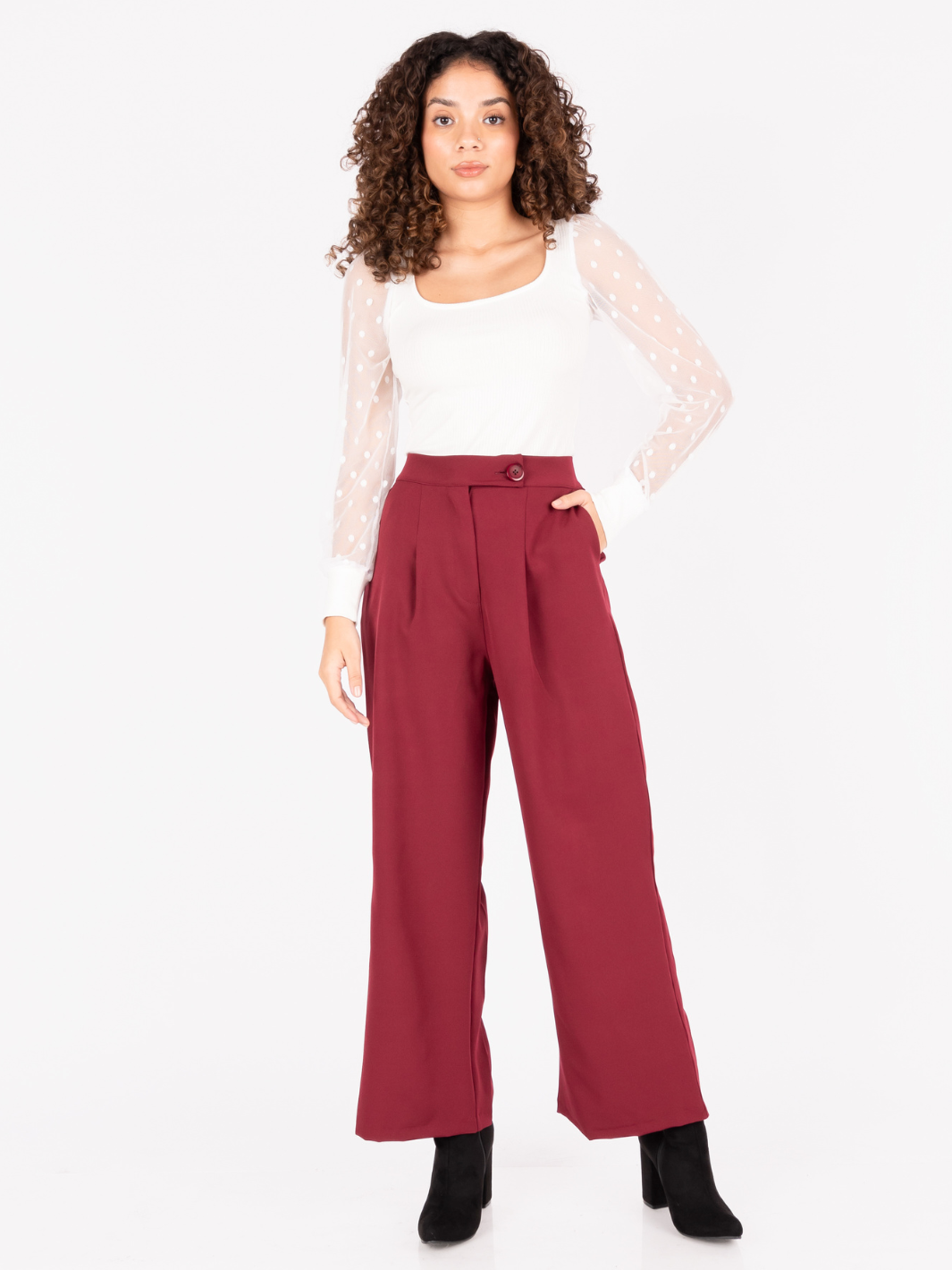 PANTALON DONNA - VINO