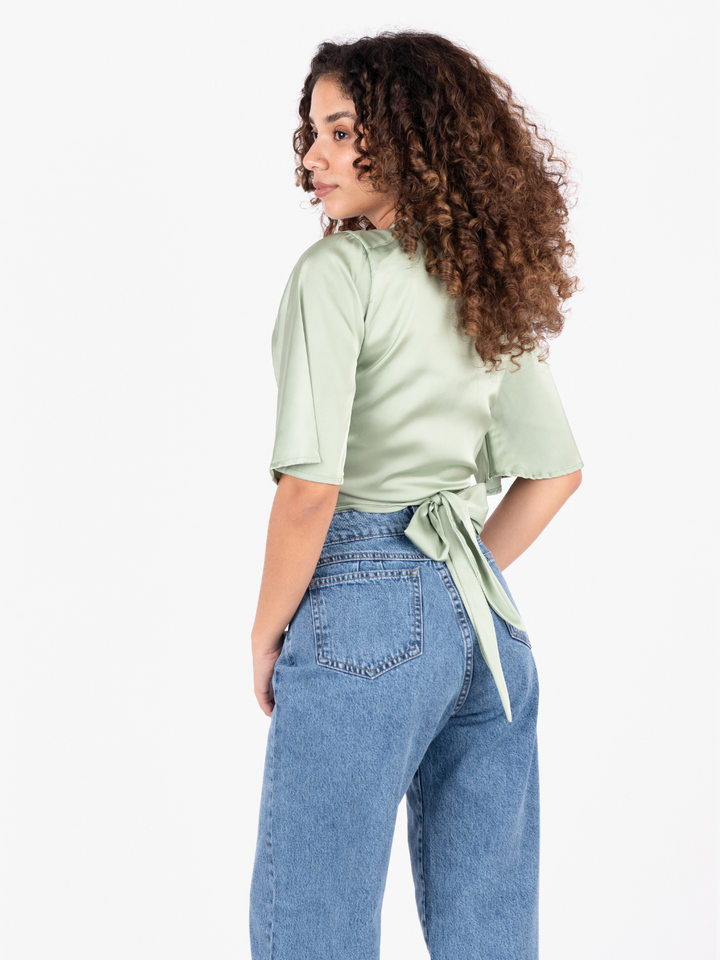 BLUSA AMANDA - VERDE MANZANA
