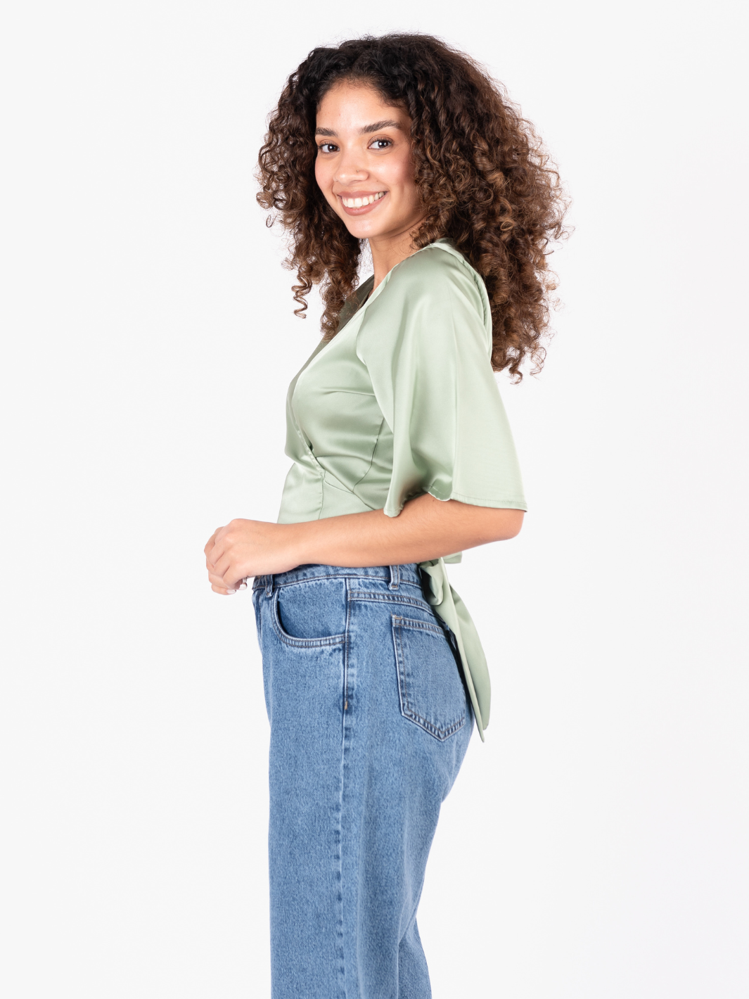 BLUSA AMANDA - VERDE MANZANA
