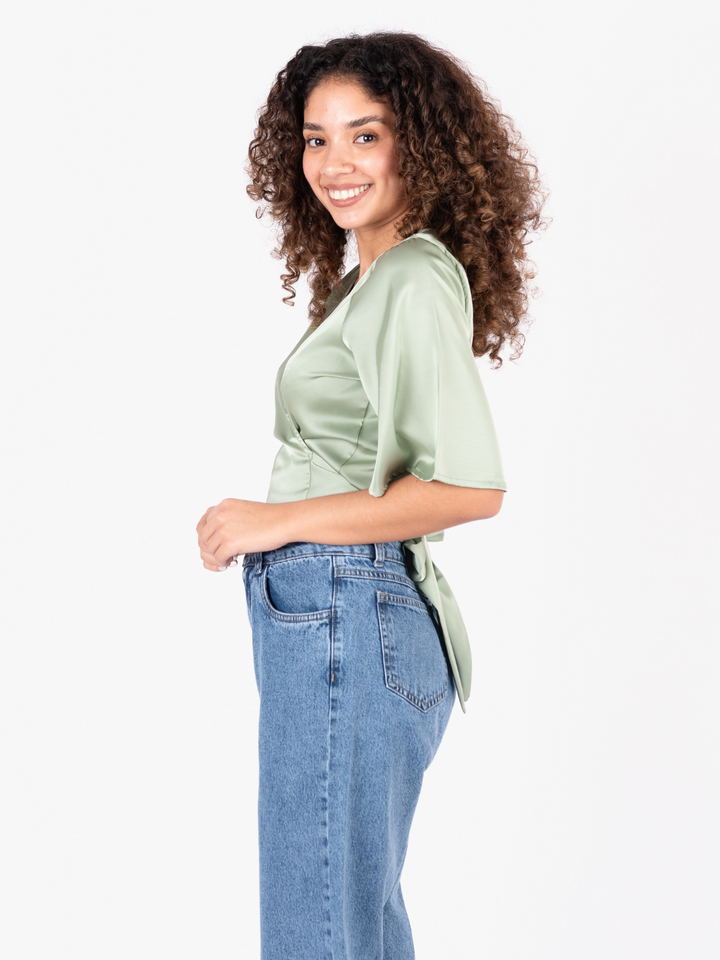 BLUSA AMANDA - VERDE MANZANA