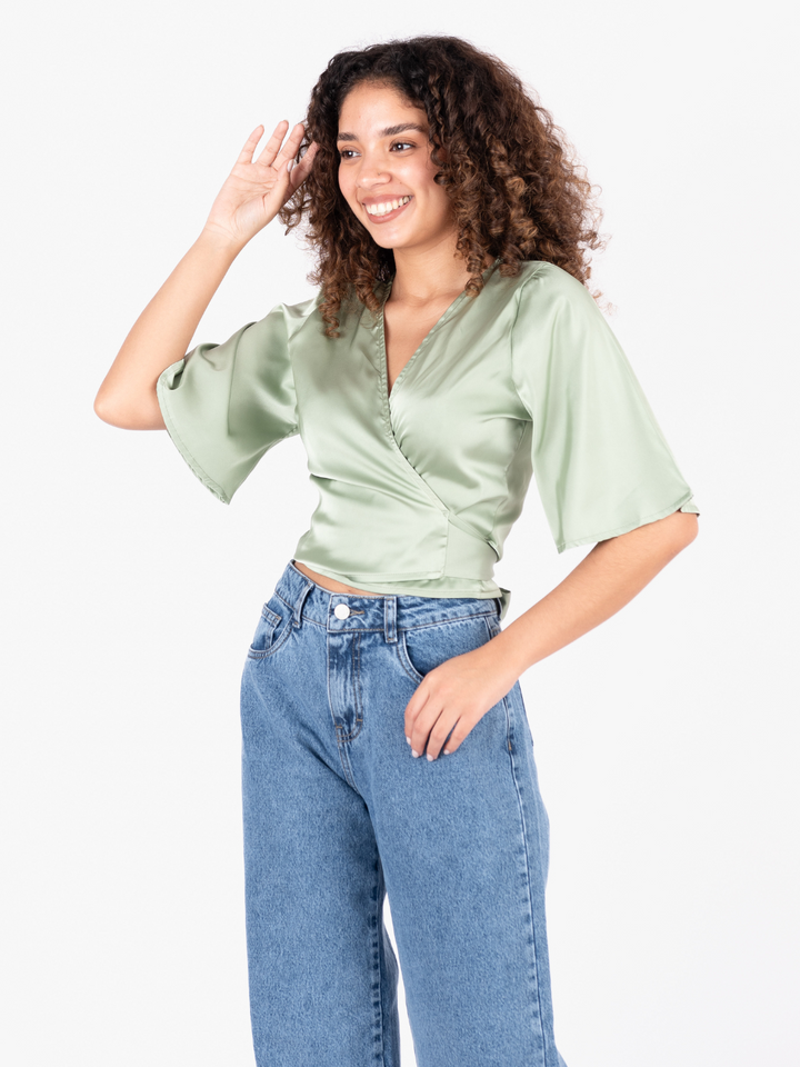 BLUSA AMANDA - VERDE MANZANA