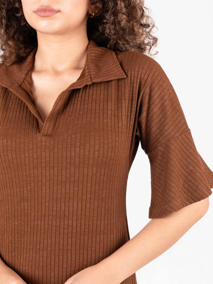 VESTIDO SYLVIE - TOFFEE