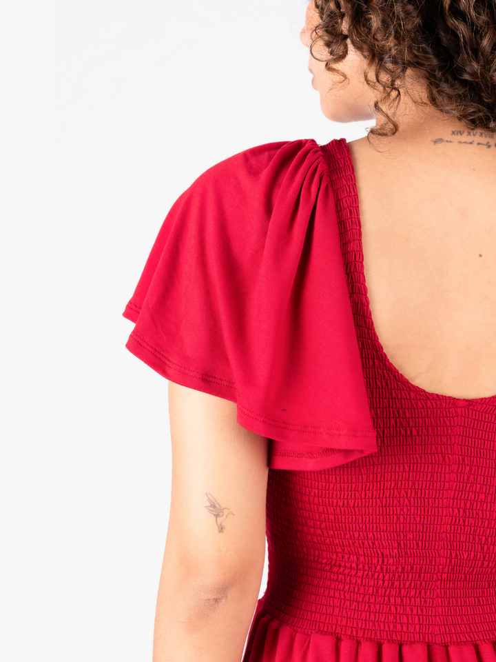 VESTIDO DESIREE - CONCHE VINO