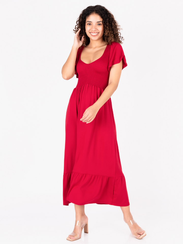 VESTIDO DESIREE - CONCHE VINO