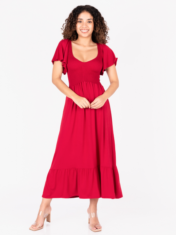 VESTIDO DESIREE - CONCHE VINO