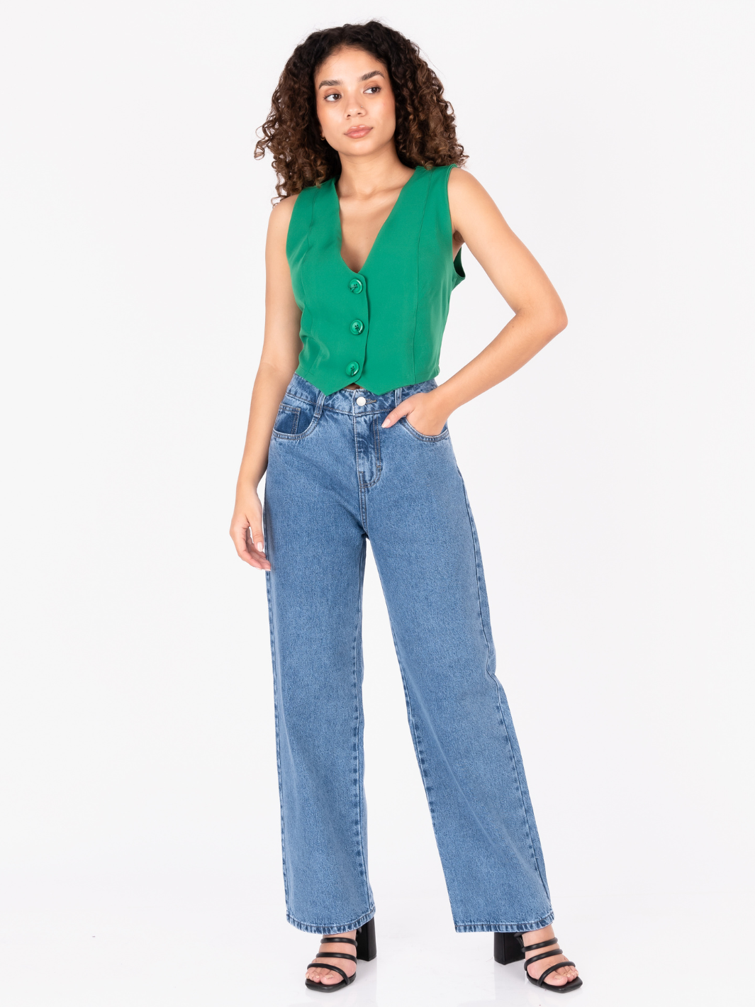 CHALECO ARIANNA - VERDE PERICO