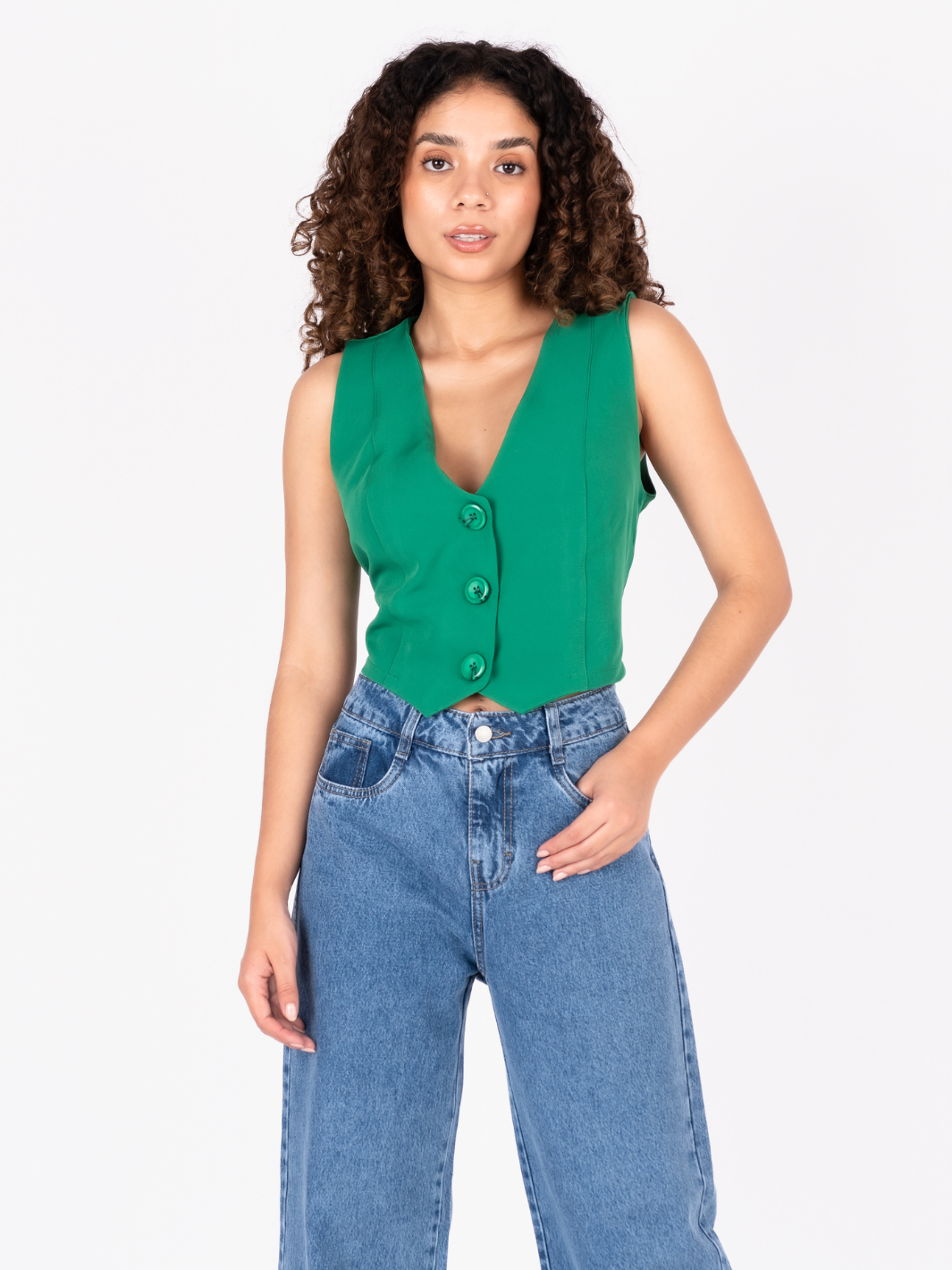 CHALECO ARIANNA - VERDE PERICO