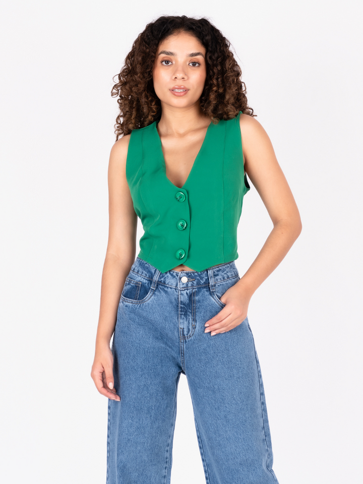 CHALECO ARIANNA - VERDE PERICO
