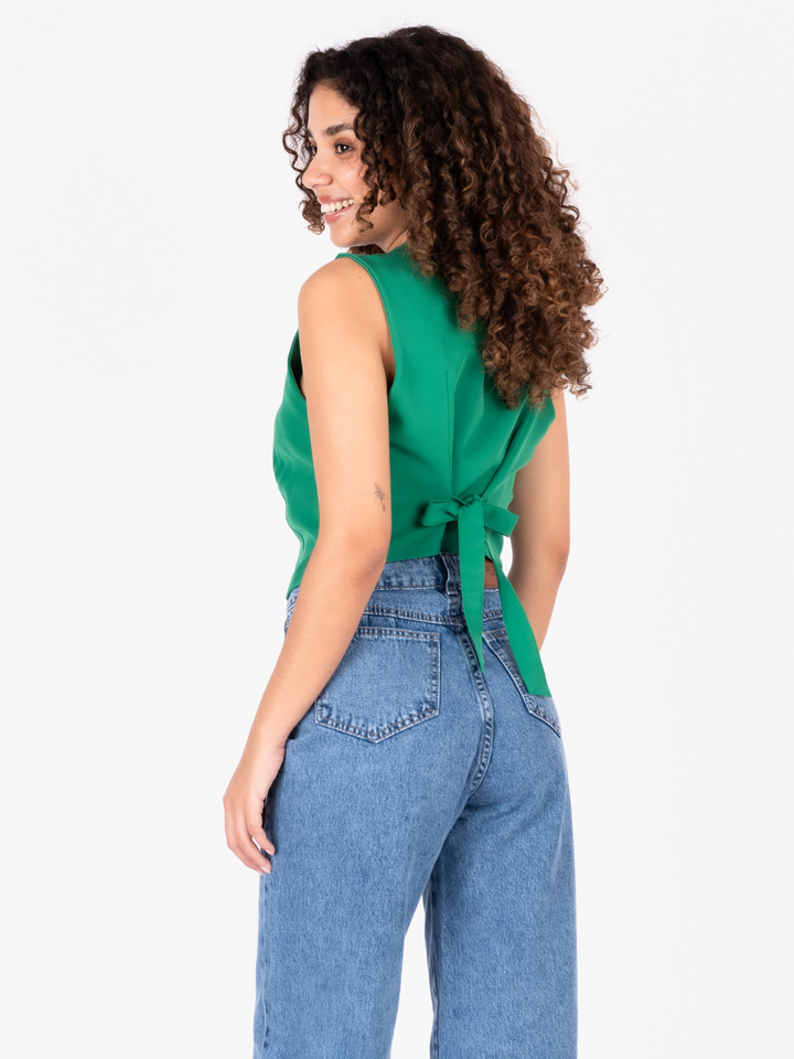 CHALECO ARIANNA - VERDE PERICO