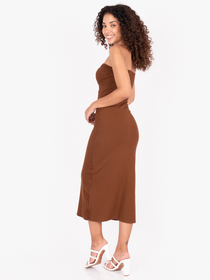 VESTIDO LIZZIE - MARRON