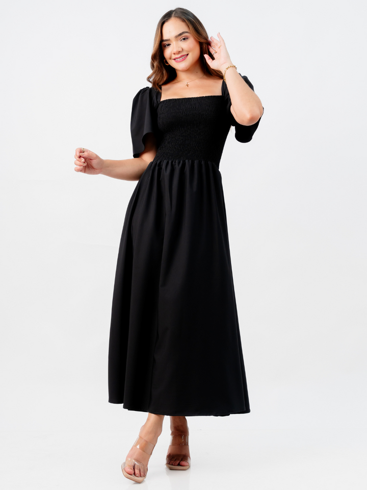 VESTIDO LUCRECIA - NEGRO