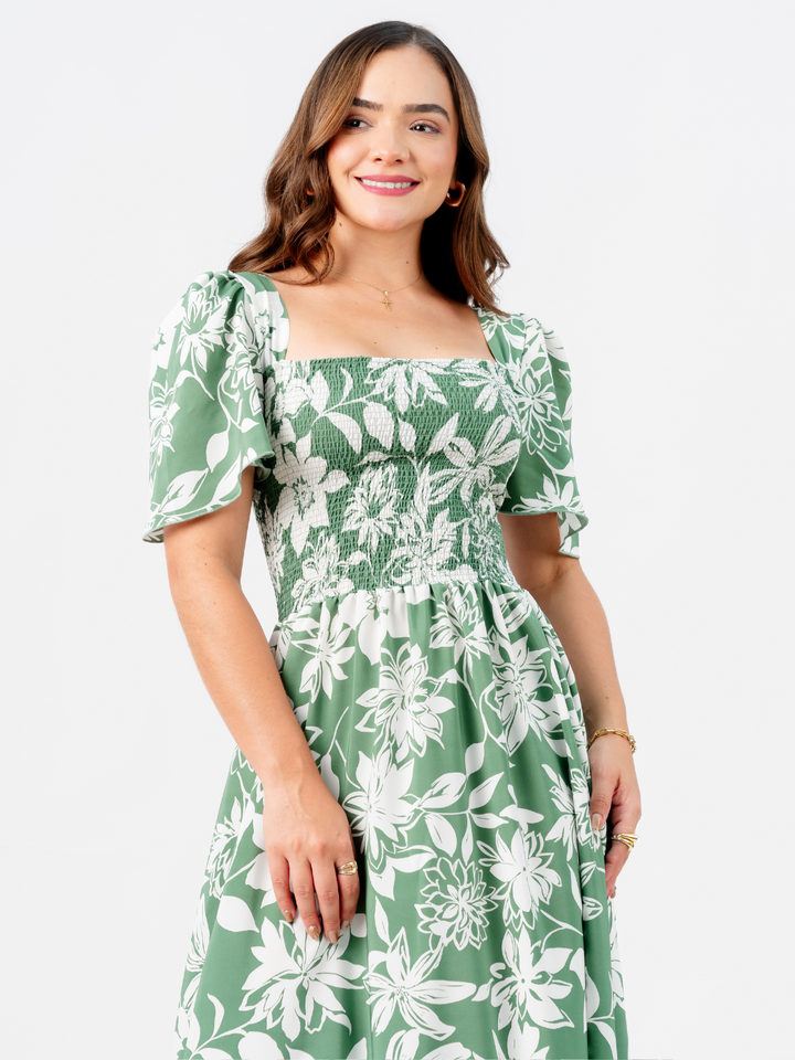 VESTIDO LUCRECIA - VERDE