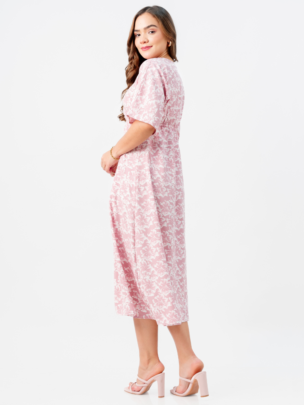 VESTIDO RENATA - PALO ROSA