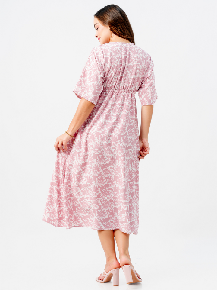 VESTIDO RENATA - PALO ROSA