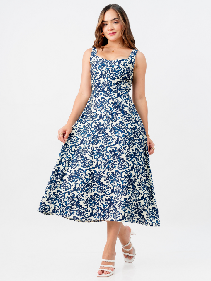 VESTIDO SALLY - AZUL