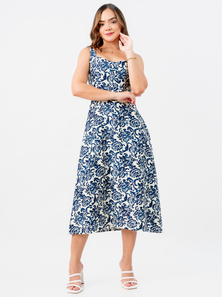 VESTIDO SALLY - AZUL