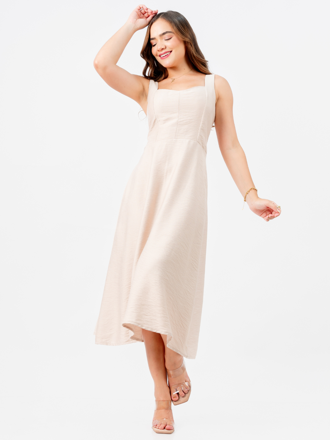 VESTIDO SALLY - NUDE