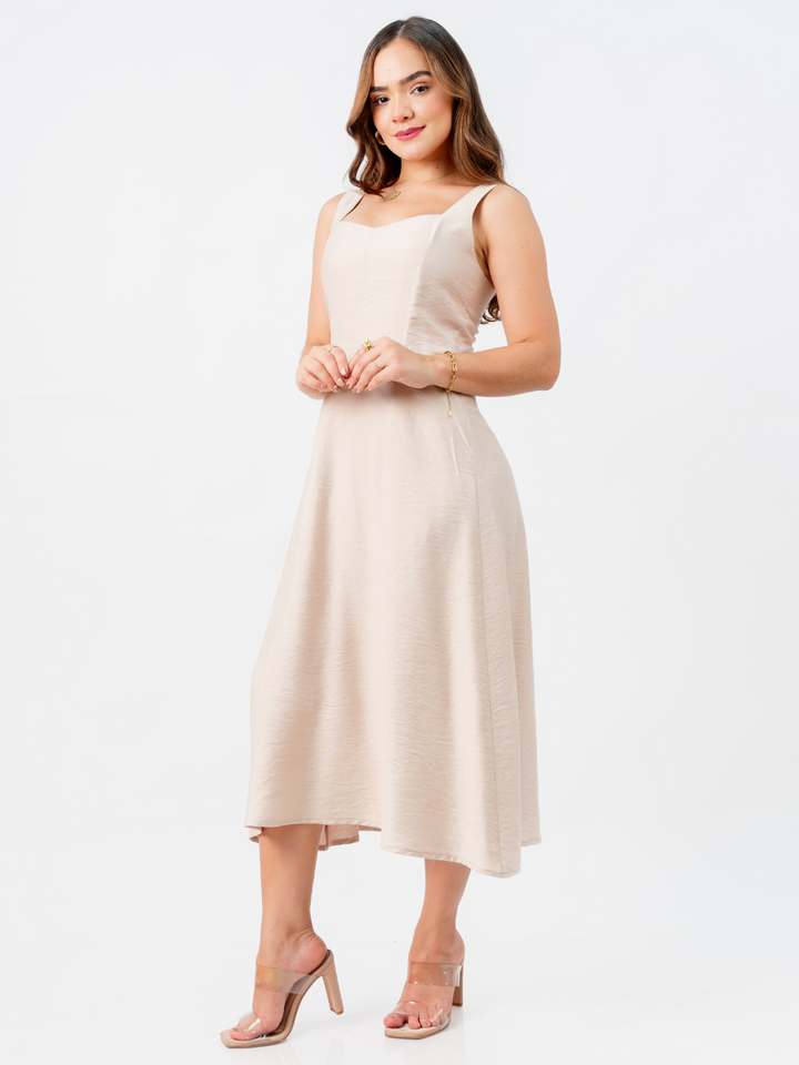 VESTIDO SALLY - NUDE