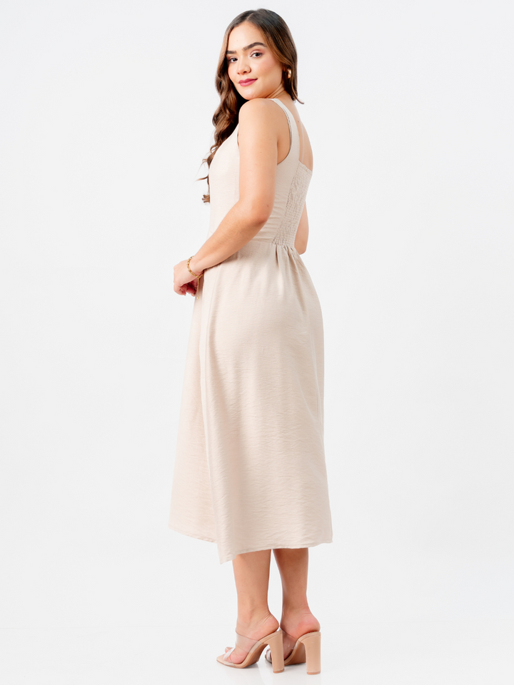 VESTIDO SALLY - NUDE