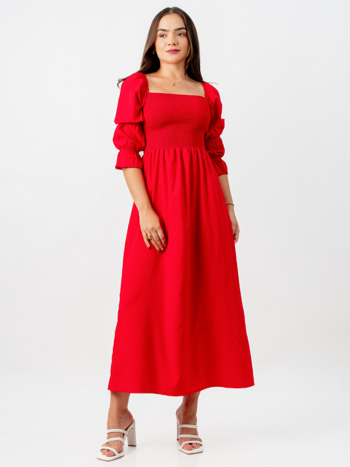 VESTIDO MEGAN - ROJO