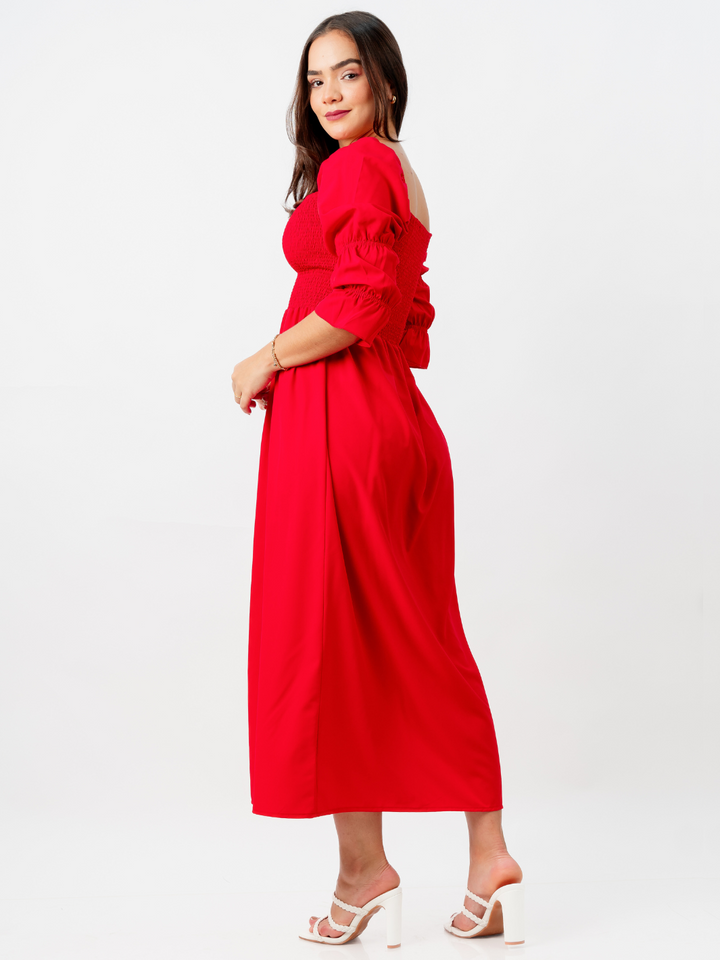 VESTIDO MEGAN - ROJO