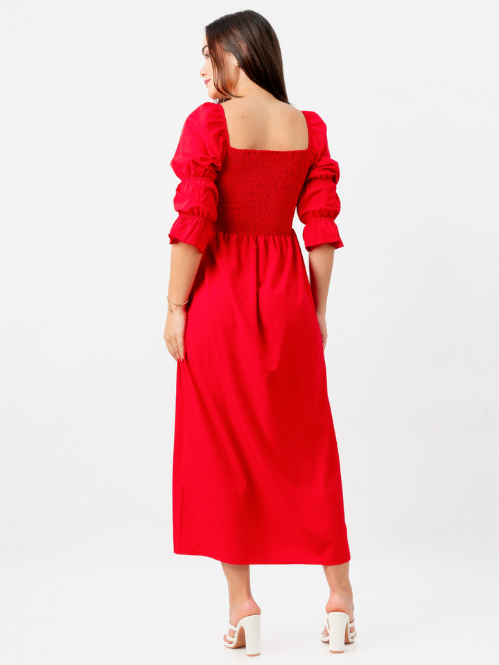 VESTIDO MEGAN - ROJO