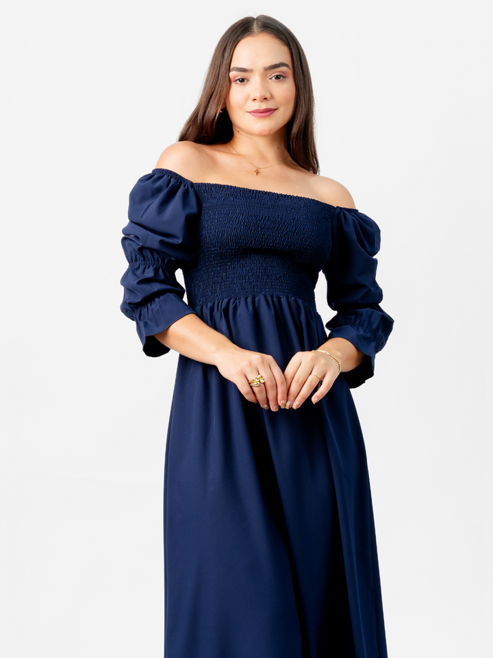 VESTIDO MEGAN - AZUL