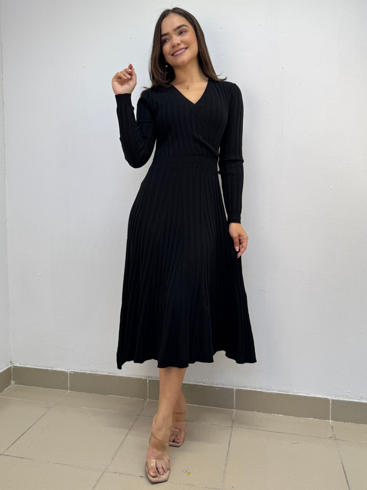 VESTIDO YESI - NEGRO