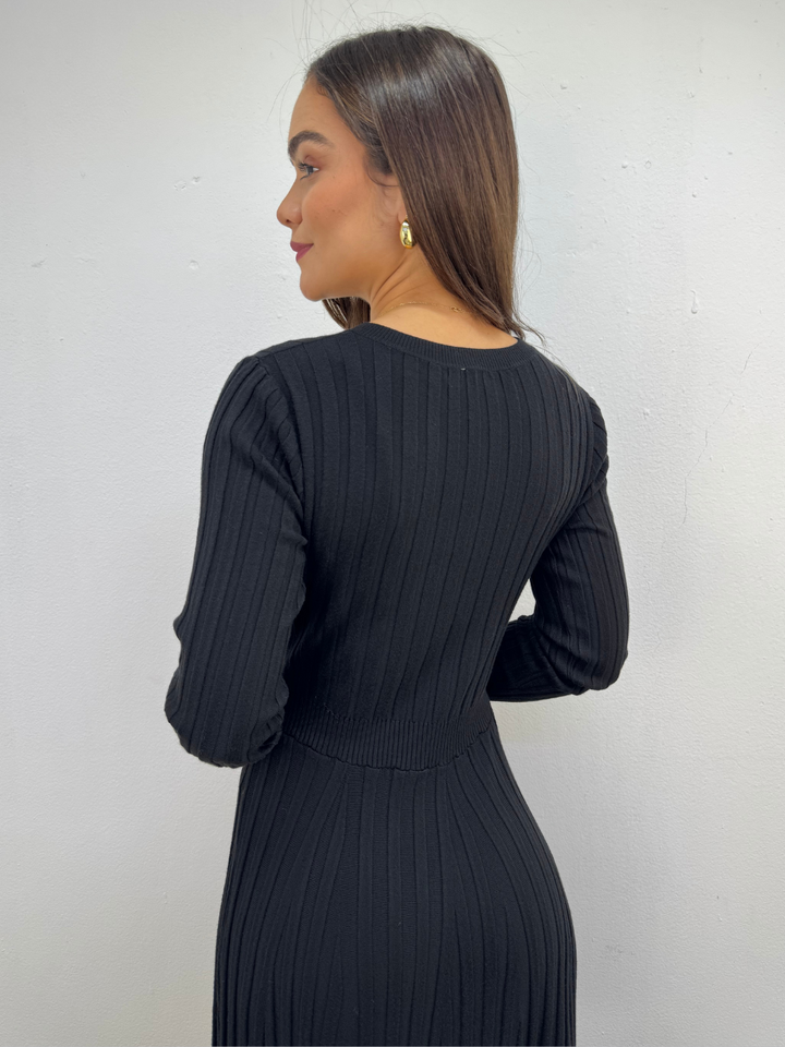 VESTIDO YESI - NEGRO