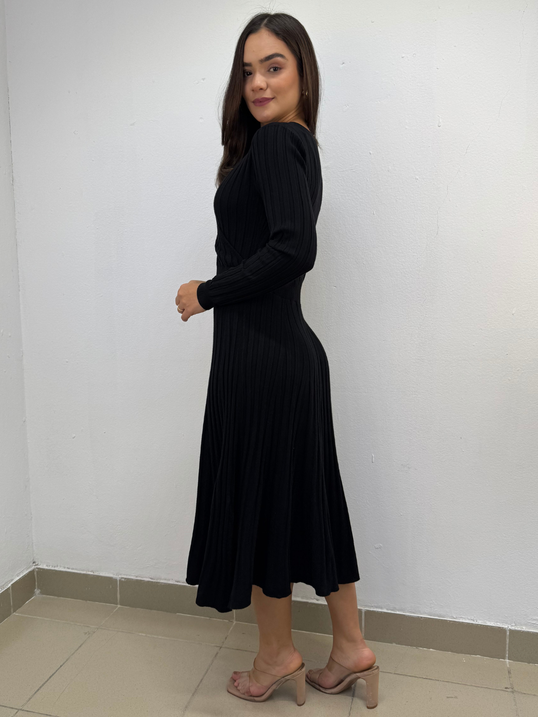 VESTIDO YESI - NEGRO