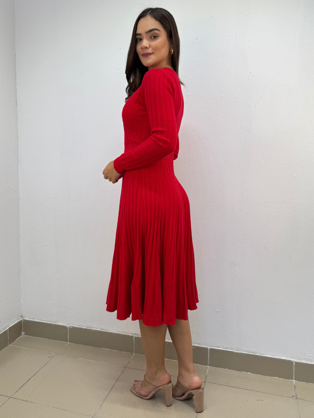 VESTIDO YESI - ROJO
