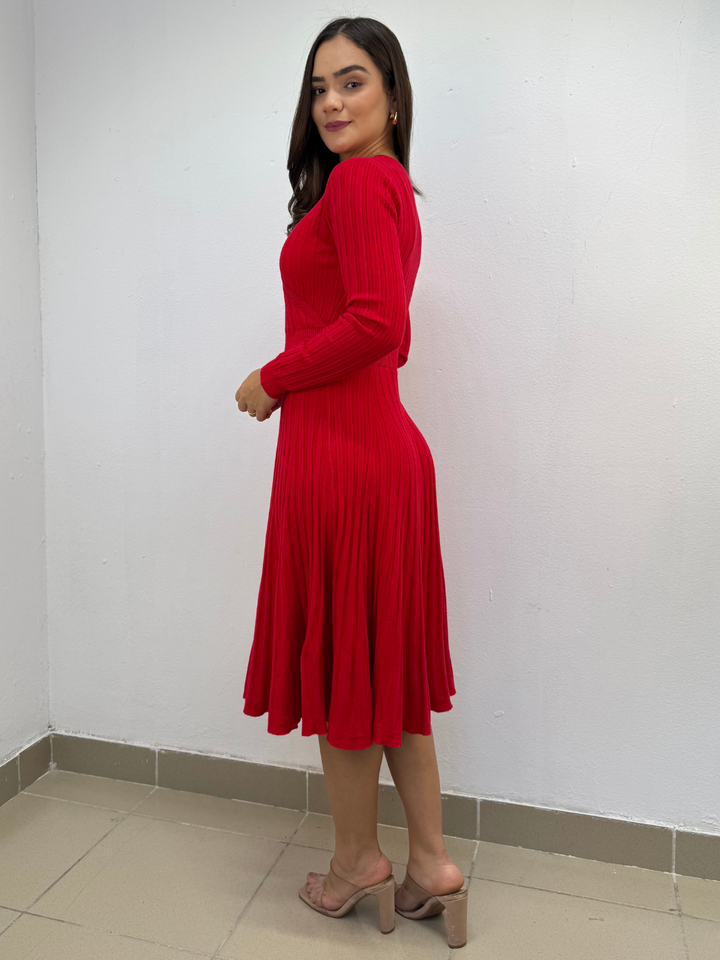 VESTIDO YESI - ROJO