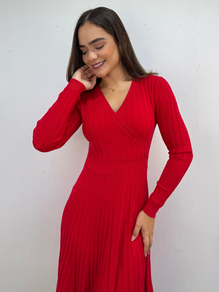 VESTIDO YESI - ROJO