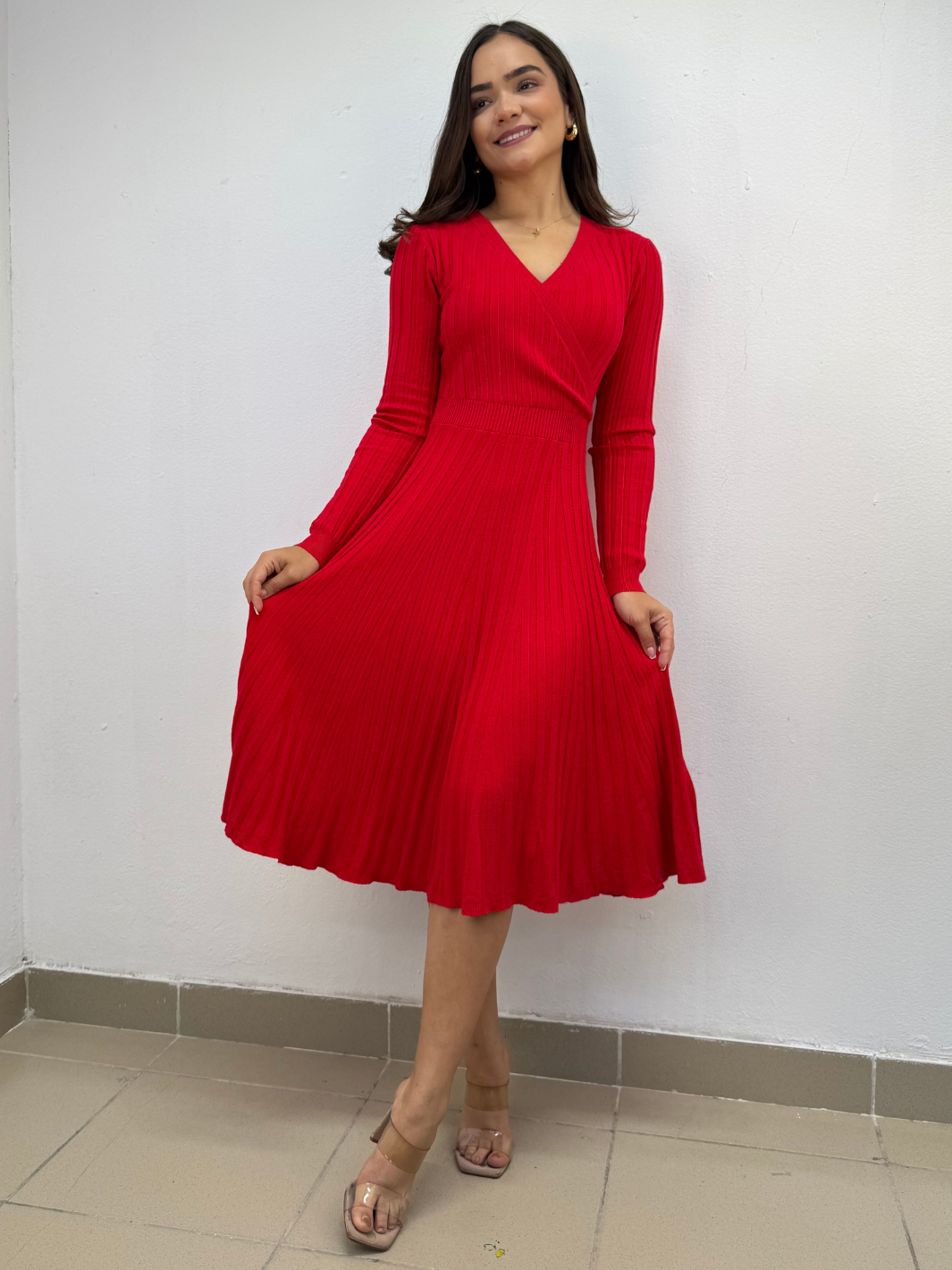 VESTIDO YESI - ROJO