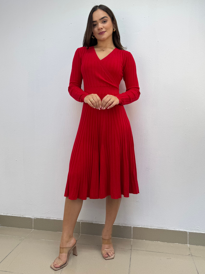 VESTIDO YESI - ROJO