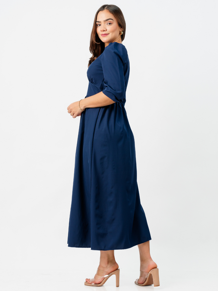 VESTIDO LEONI - AZUL