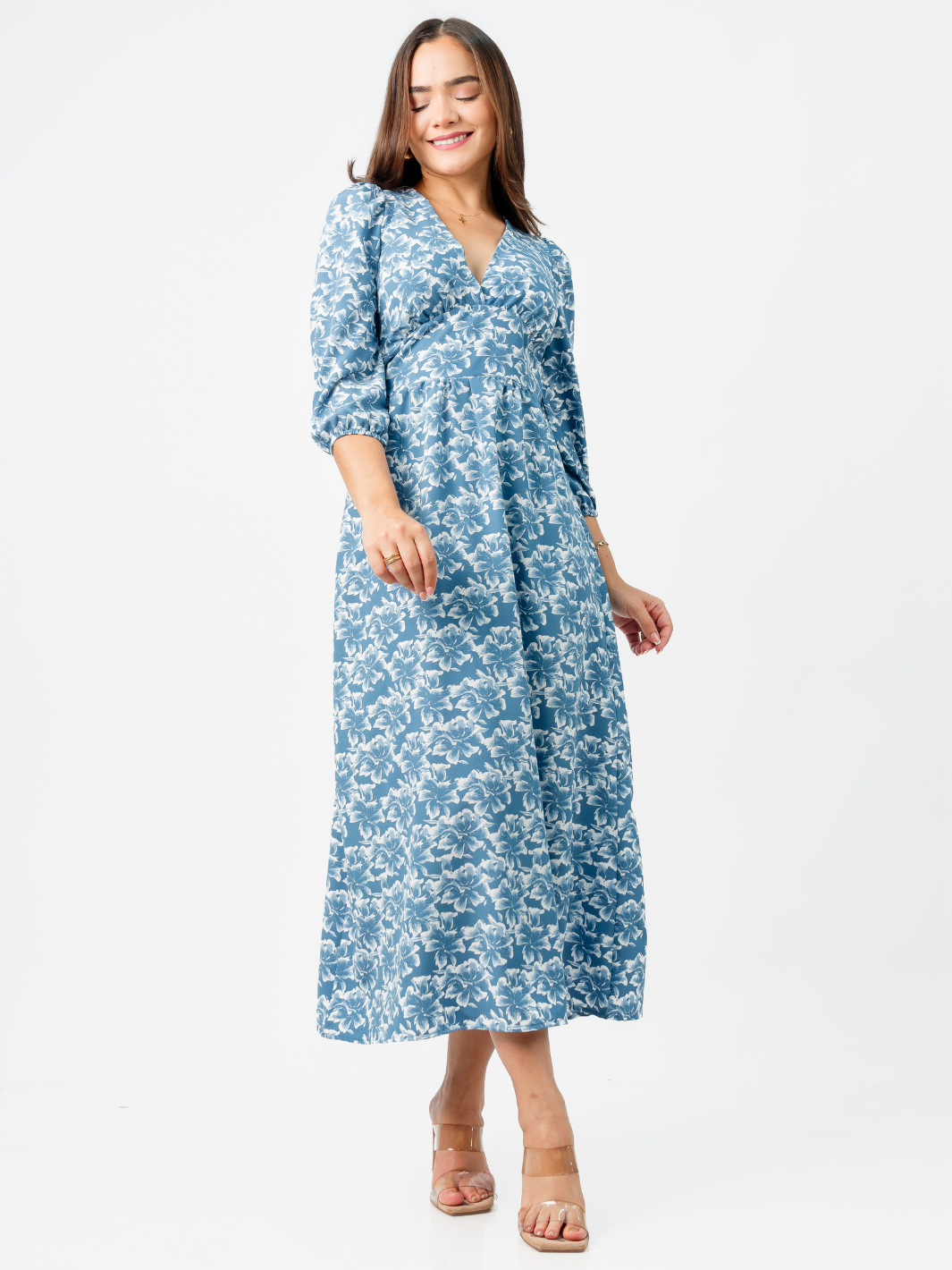 VESTIDO LEONI - ACERO